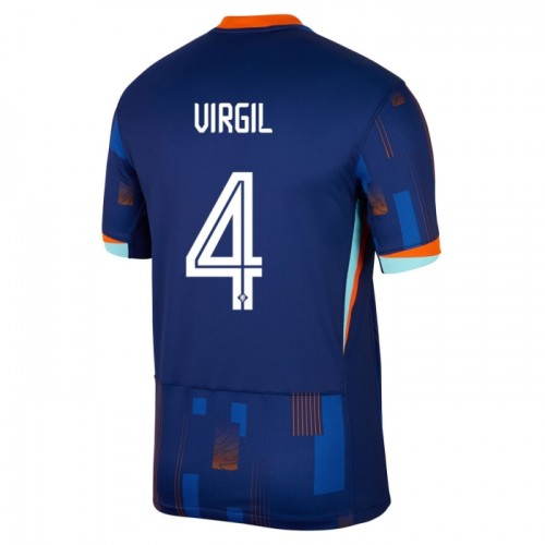 Nederland Virgil 4 Bortedrakt 2024 Fotballdrakter