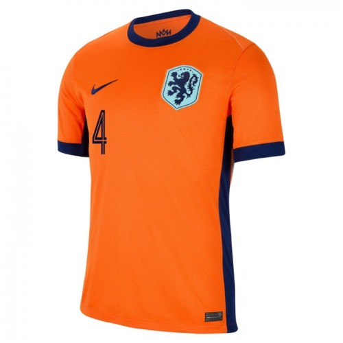 Nederland Virgil 4 Hjemmedrakt 2024 Fotballdrakter