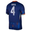 Nederland Virgil van Dijk 4 Borte Fotballdrakter 2024