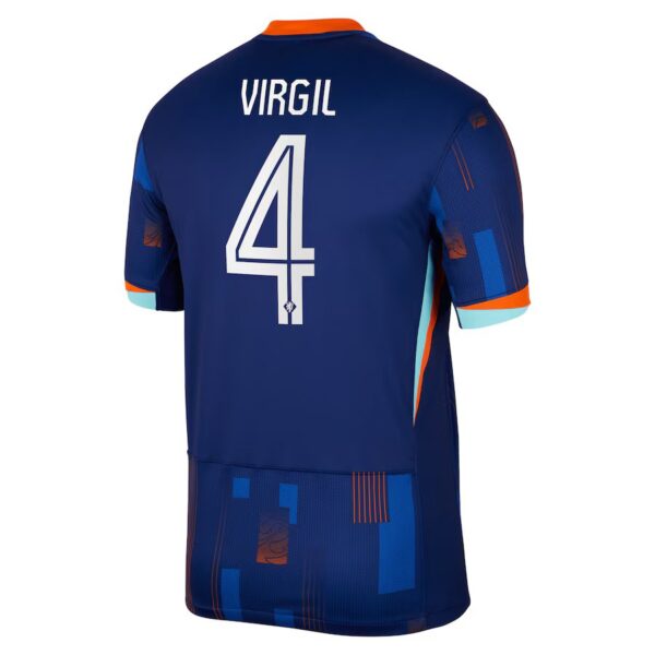 Nederland Virgil van Dijk 4 Borte Fotballdrakter 2024