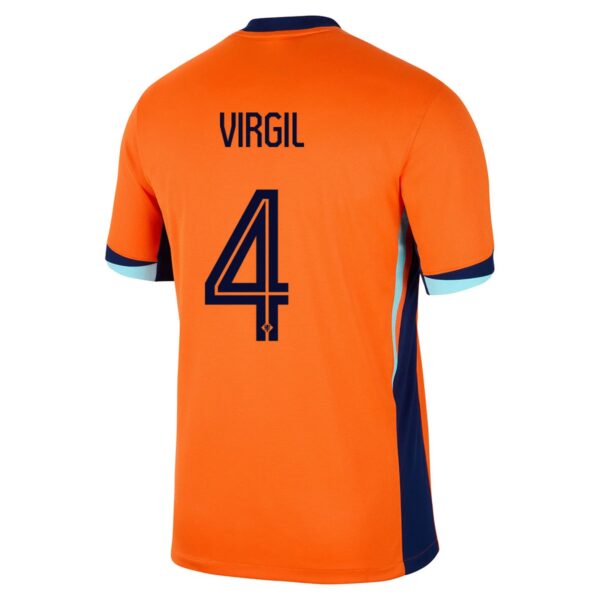 Nederland Virgil van Dijk 4 Hjemme Fotballdrakter 2024