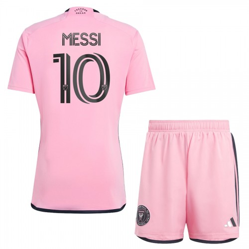 Inter Miami CF Messi 10 Barn Hjemme Draktsett 2024 2025 Fotballdrakter