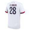 Paris Saint Germain PSG CSoler 28 Bortedrakt 2024 25 Fotballdrakter