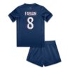 Paris Saint Germain PSG Fabian 8 Barn Hjemme Draktsett 2024 2025 Fotballdrakter