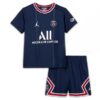 Paris Saint Germain PSG Barn Hjemme Draktsett 2021 22 Fotballdrakter