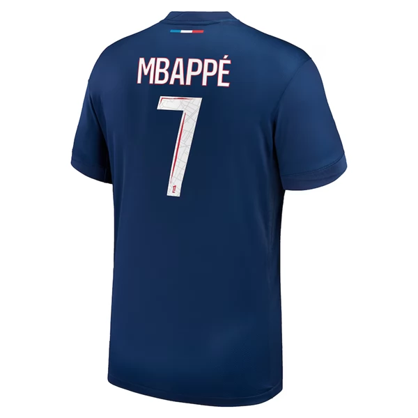 Paris Saint Germain PSG Kylian Mbappé 7 Hjemmedrakt 2024-25 Fotballdrakter