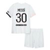 Paris Saint Germain PSG Lionel Messi 30 Barn Borte Draktsett 2021 22 Fotballdrakter