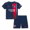 Paris Saint Germain PSG Lionel Messi 30 Barn Hjemme Draktsett 2023 2024 Fotballdrakter