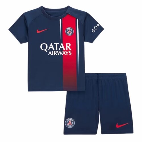 Paris Saint Germain PSG Lionel Messi 30 Barn Hjemme Draktsett 2023 2024 Fotballdrakter