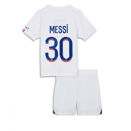 Paris Saint Germain PSG Lionel Messi 30 Barn Tredje Draktsett 2022 2023 Fotballdrakter