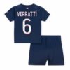 Paris Saint Germain PSG Marco Verratti 6 Barn Hjemme Draktsett 2023 2024 Fotballdrakter