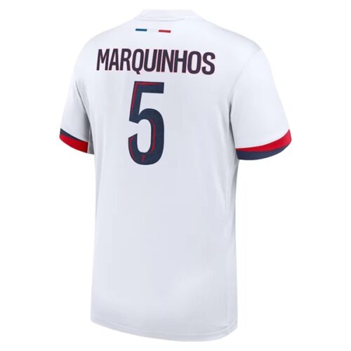 Paris Saint Germain PSG Marquinhos 5 Bortedrakt 2024 25 Fotballdrakter