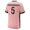 Paris Saint Germain PSG Marquinhos 5 Tredjedrakt 2024 25 Fotballdrakter