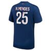 Paris Saint Germain PSG NMendes 25 Hjemmedrakt 2024 25 Fotballdrakter
