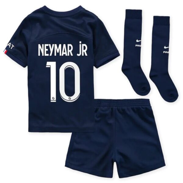 Paris Saint Germain PSG Neymar Jr 10 Barn Hjemme Draktsett 2022-23 Fotballdrakter