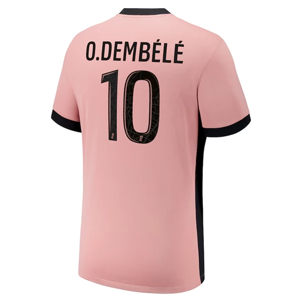 Paris Saint Germain PSG O.Dembélé 10 Tredjedrakt 2024-25 Fotballdrakter