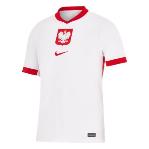 Polen Robert Lewandowski 9 Hjemme Fotballdrakter 2024