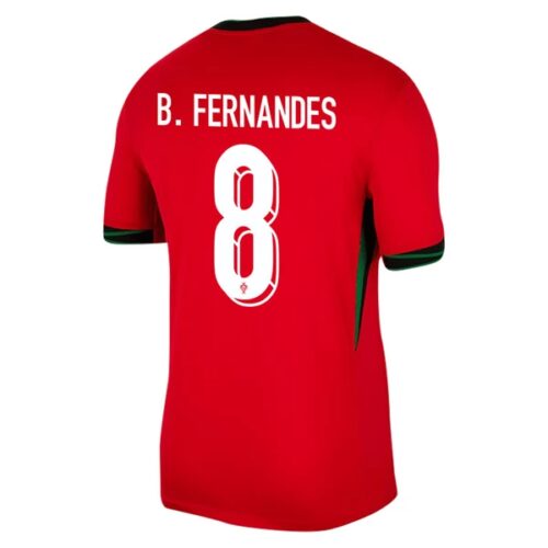 Portugal BFernandes 8 Hjemme Fotballdrakter 2024