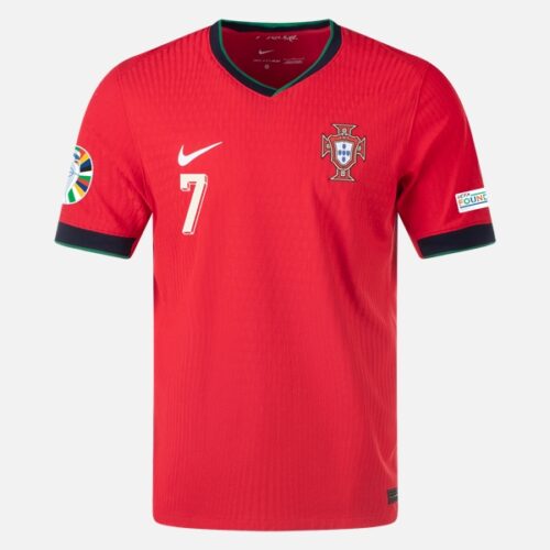 Portugal Cristiano Ronaldo 7 Hjemmedrakt 2024 Fotballdrakter