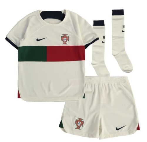 Portugal Barn Borte Draktsett 2022 Fotballdrakter