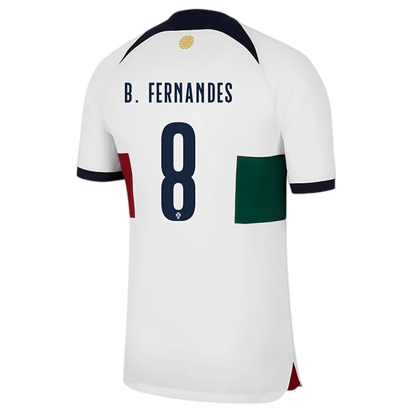Portugal B.Fernandes 8 Bortedrakt 2022 Fotballdrakter