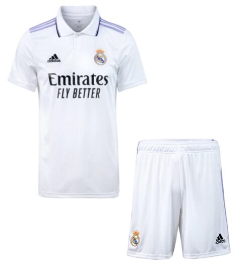 Real Madrid Barn Hjemme Draktsett 2022 23 Fotballdrakter