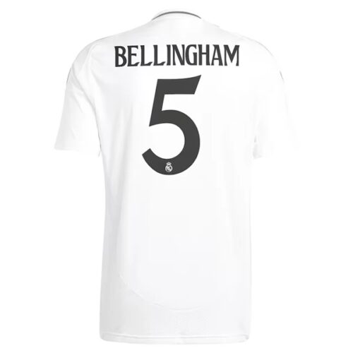 Real Madrid Bellingham 5 Hjemmedrakt 2024 25 Fotballdrakter