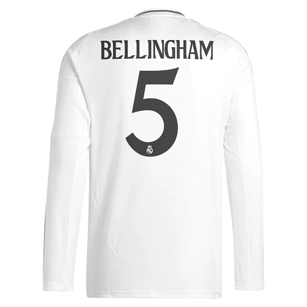 Real Madrid Bellingham 5 Hjemmedrakt 2024-25 Fotballdrakter – Langermet