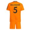 Real Madrid Bellingham 5 Barn Borte Draktsett 2024 2025 Fotballdrakter