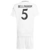 Real Madrid Bellingham 5 Barn Hjemme Draktsett 2024 2025 Fotballdrakter