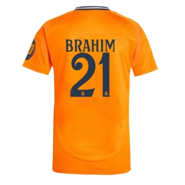 Real Madrid Brahim 21 Bortedrakt 2024-25 Fotballdrakter