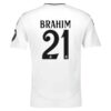 Real Madrid Brahim 21 Hjemmedrakt 2024 25 Fotballdrakter
