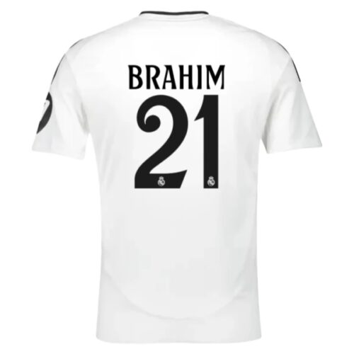 Real Madrid Brahim 21 Hjemmedrakt 2024 25 Fotballdrakter