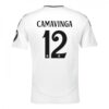 Real Madrid Camavinga 12 Hjemmedrakt 2024 25 Fotballdrakter