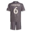 Real Madrid Camavinga 6 Barn Tredje Draktsett 2024 25 Fotballdrakter