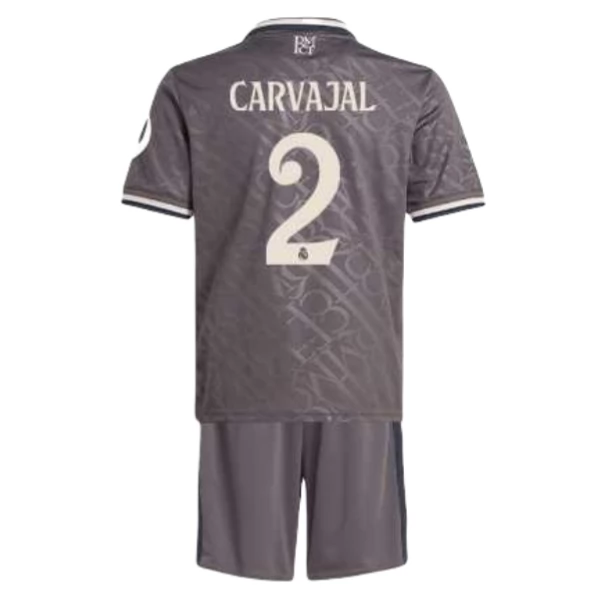 Real Madrid Carvajal 2 Barn Tredje Draktsett 2024 2025 Fotballdrakter