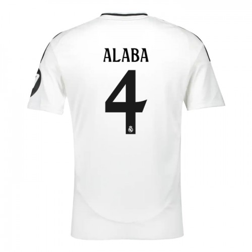 Real Madrid David Alaba 4 Hjemmedrakt 2024-25 Fotballdrakter