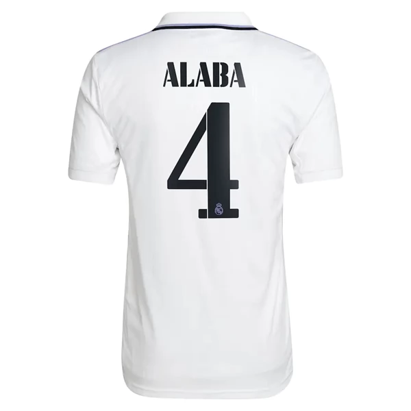 Real Madrid David Alaba 4 Hjemmedrakt 2022-23 Fotballdrakter