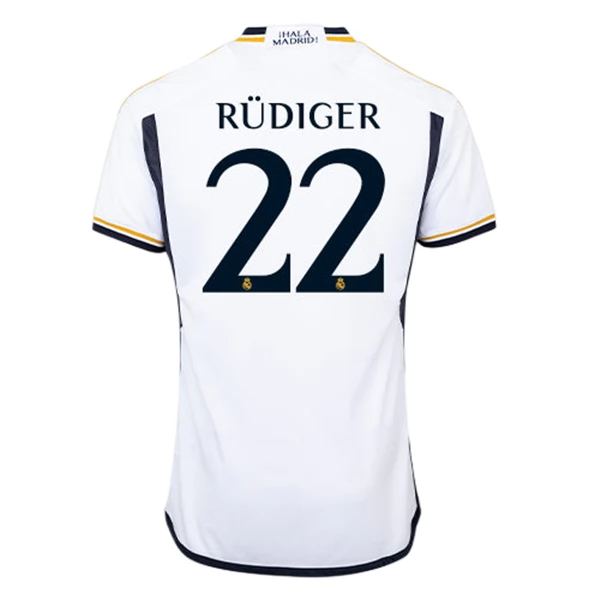Real Madrid Antonio Rüdiger 22 Hjemmedrakt 2023-24 Fotballdrakter