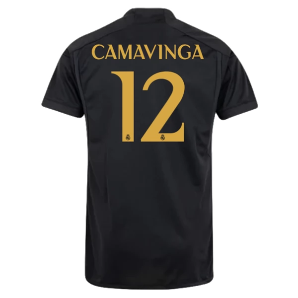 Real Madrid Camavinga 12 Tredjedrakt 2023-24 Fotballdrakter