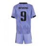 Real Madrid Karim Benzema 9 Barn Borte Draktsett 2022 2023 Fotballdrakter