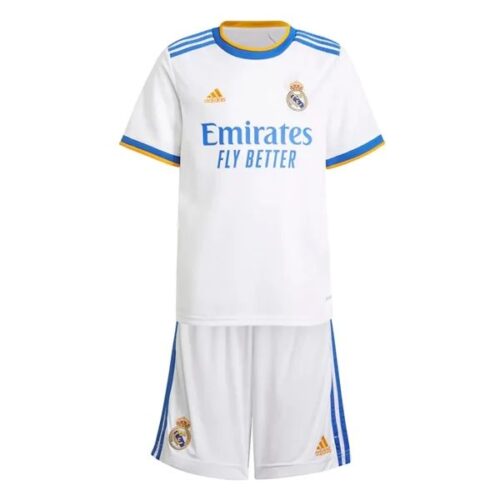 Real Madrid Barn Hjemme Draktsett 2021 22 Fotballdrakter