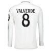 Real Madrid Valverde 8 Hjemmedrakt 2024 25 Fotballdrakter Langermet
