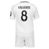 Real Madrid Valverde 8 Barn Hjemme Draktsett 2024 25 Fotballdrakter