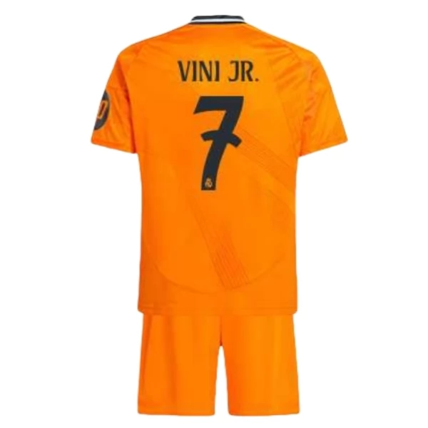 Real Madrid Vini JR. 7 Barn Borte Draktsett 2024 2025 Fotballdrakter
