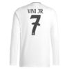 Real Madrid Vini Jr 7 Hjemmedrakt 2024 25 Fotballdrakter Langermet