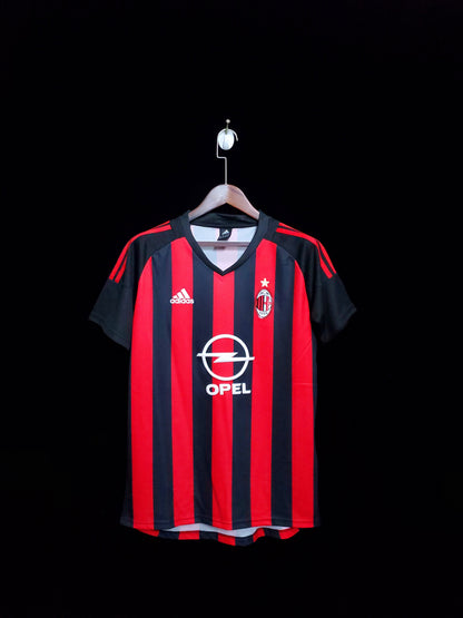 Retro 02 03 AC Milan Hjemme Fotballdrakter