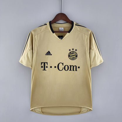 Retro 04-05 Bayern Munich Borte Fotballdrakter