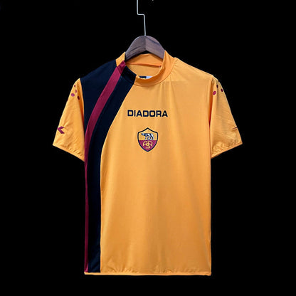 Retro 05-06 Roma Gul Fotballdrakter
