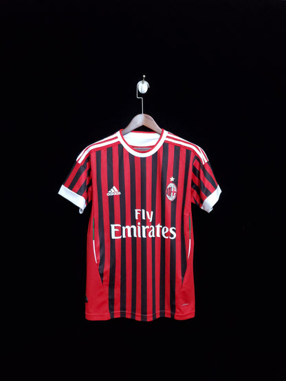 Retro 11 12 AC Milan Hjemme Fotballdrakter